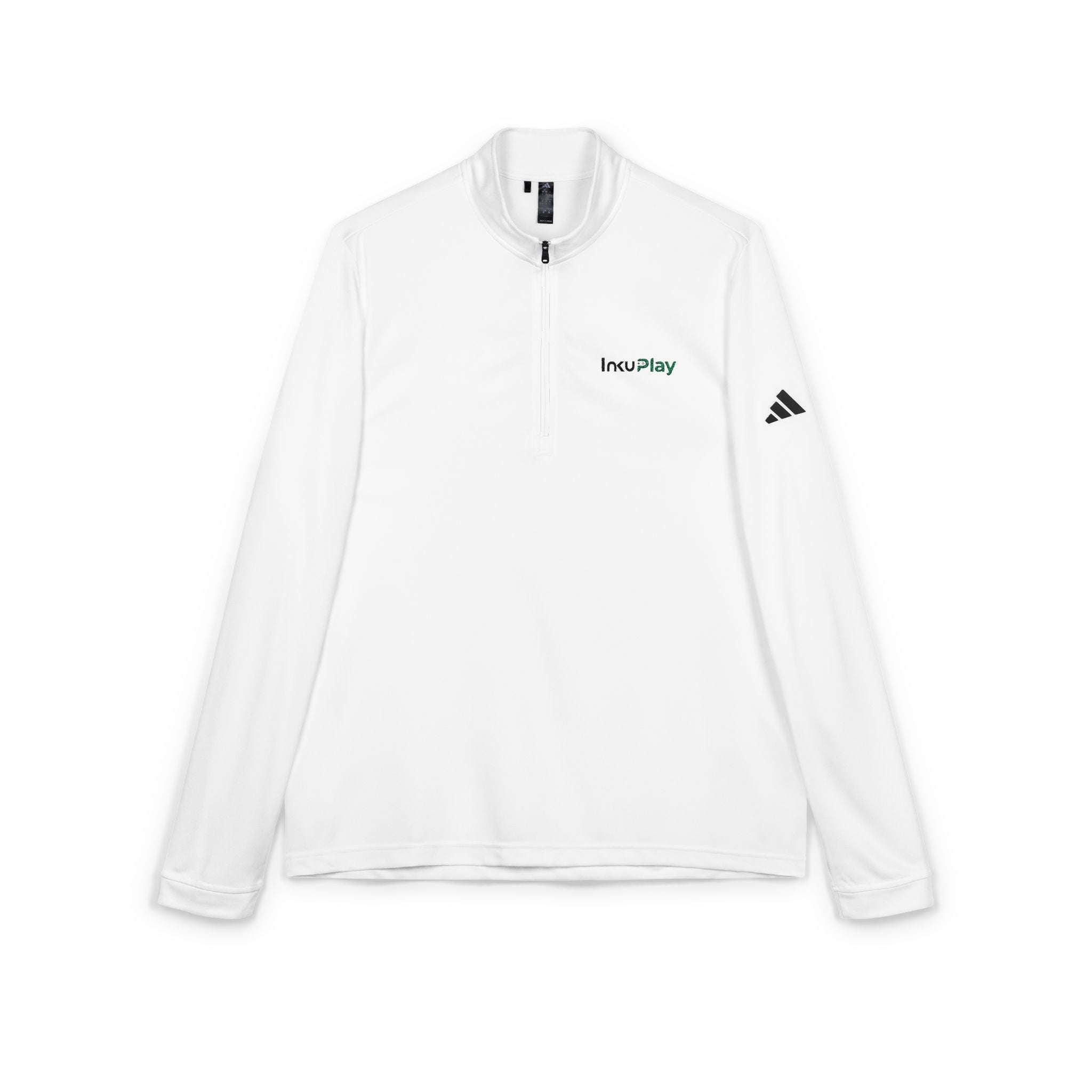 adidas® Quarter-Zip Pullover, Athletic Apparel, Sports Gear, Outdoor Wear, Embroidered Layering Top, Casual Comfort for Fitness Enthusiasts